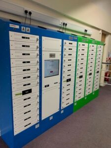 Lapsafe lockers at Guildford College